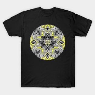 Boho Sunshine Medallion Pattern T-Shirt